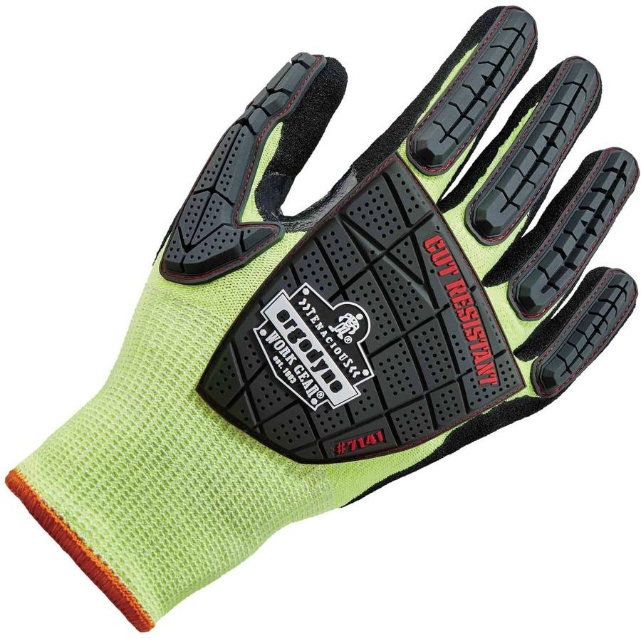 Ergodyne ProFlex 901 Half-Finger Leather Impact Gloves - Extra