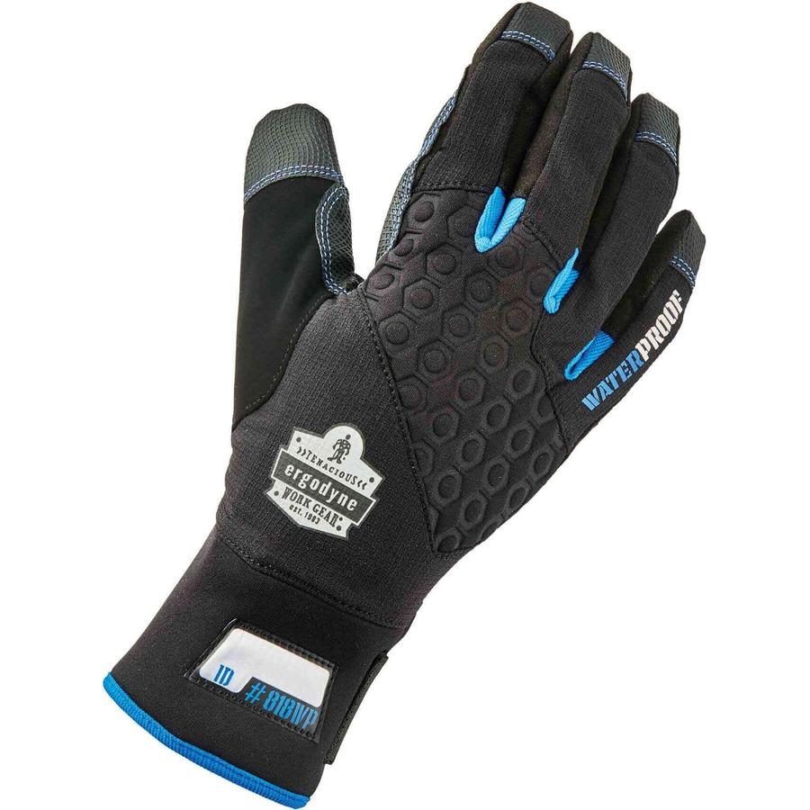 Ergodyne ProFlex 7551 A5 Coated Waterproof Gloves, Size: Medium, Orange