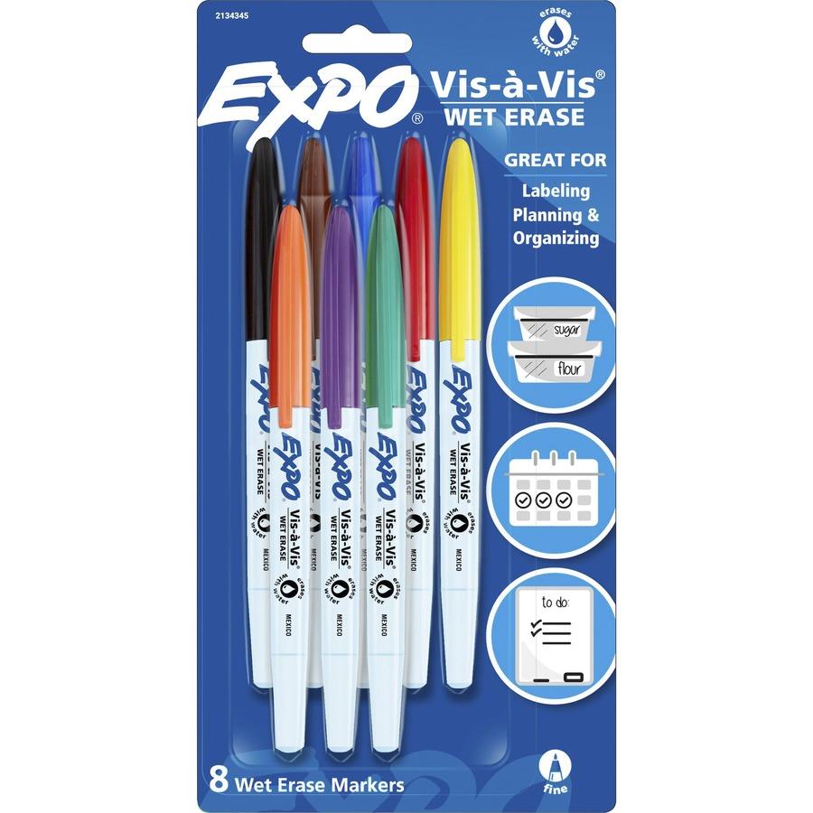 Sticker Multi colored felt tip pens