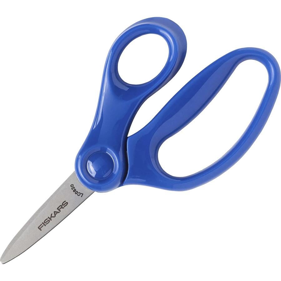 Sparco 5 Kids Pointed End Scissors, Red 