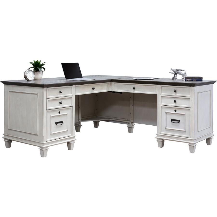 Hartford Distressed Black Home Office Set from Martin Furniture