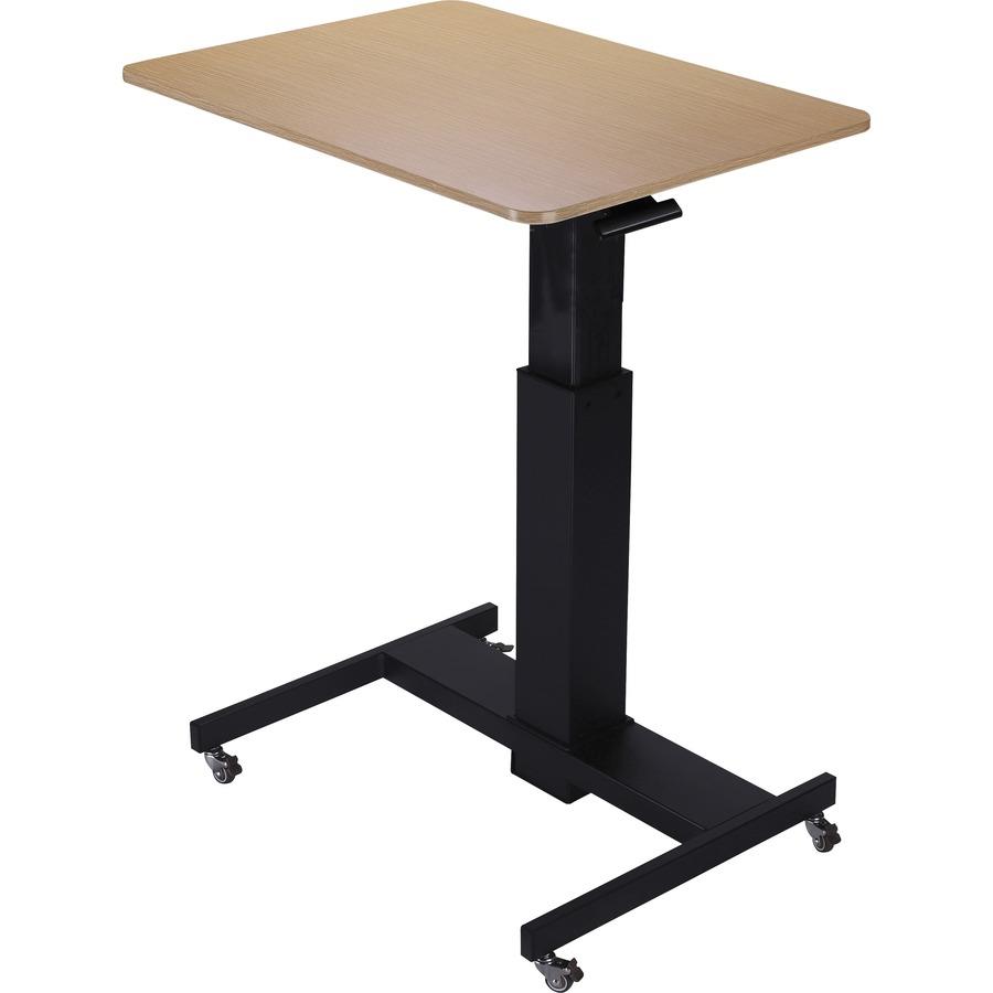 Lorell Adjustable-Height Student Desks with Book Box - For - Table TopMedium Oak Rectangle Top - Adjustable Height - 22