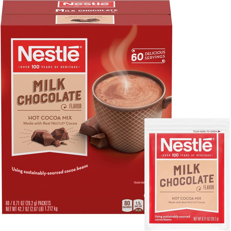 Nestle, Nes25485ct, Rich Chocolate Hot Cocoa Packets, 6 / Carton