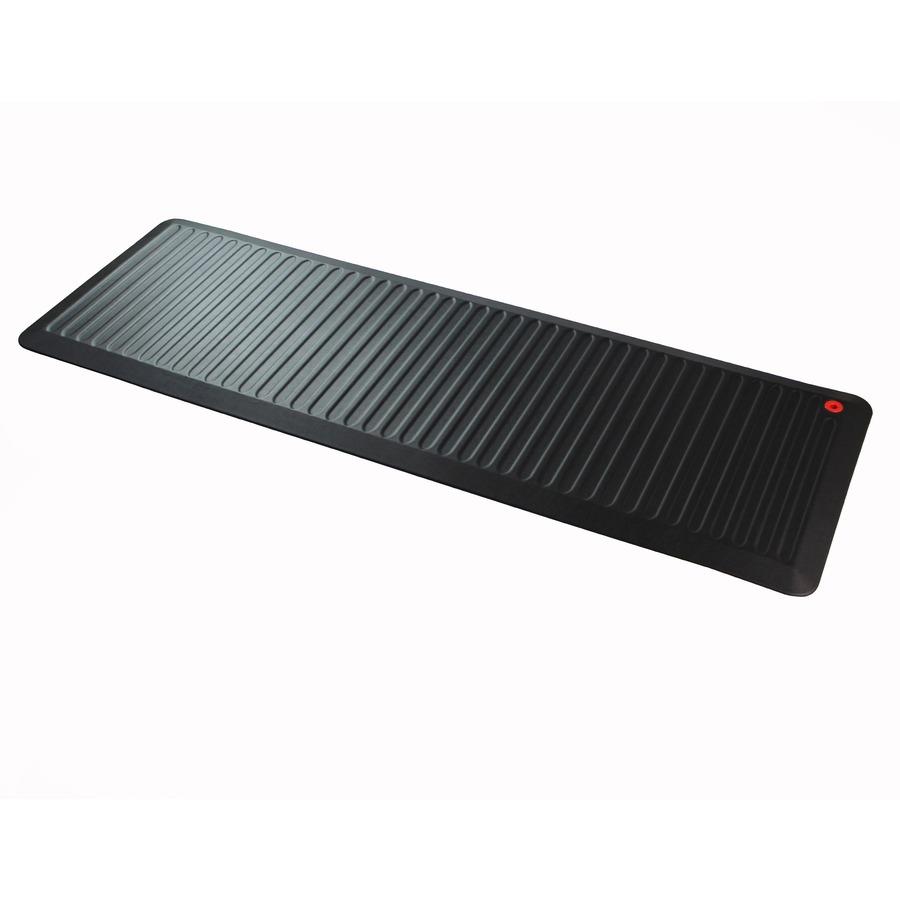 360 Office Furniture 20 x 32 Black Anti-Fatigue Mat