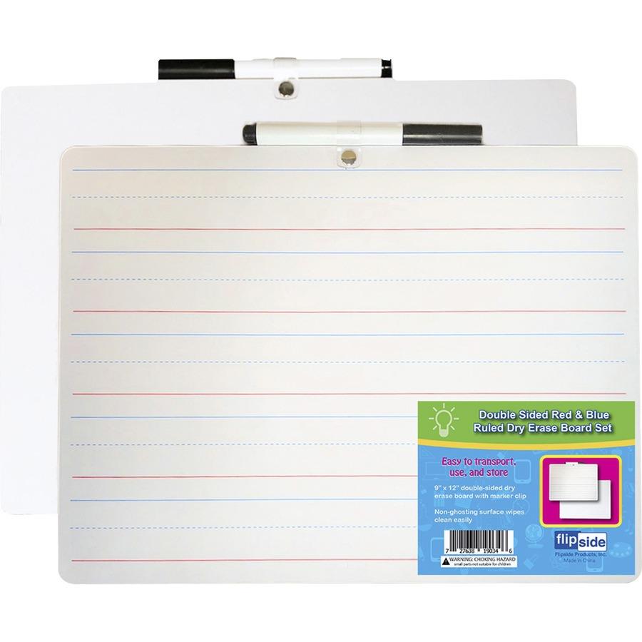 Flipside 2-sided Dry Erase Board Sets - 12