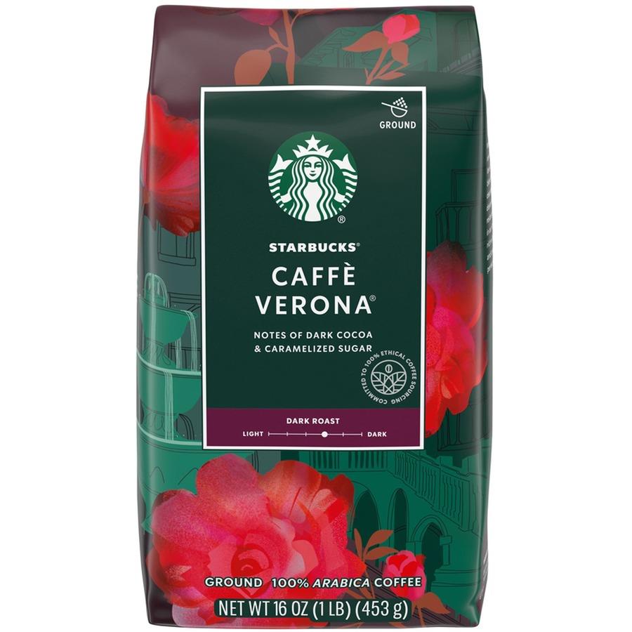 Starbucks Espresso Roast 100% Arabica Dark Roast Ground Coffee Bag