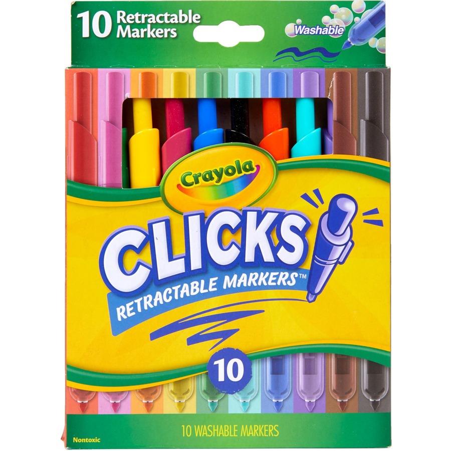 Crayola Washable Markers, Conical Tip, Assorted Classic Colors - 8 count