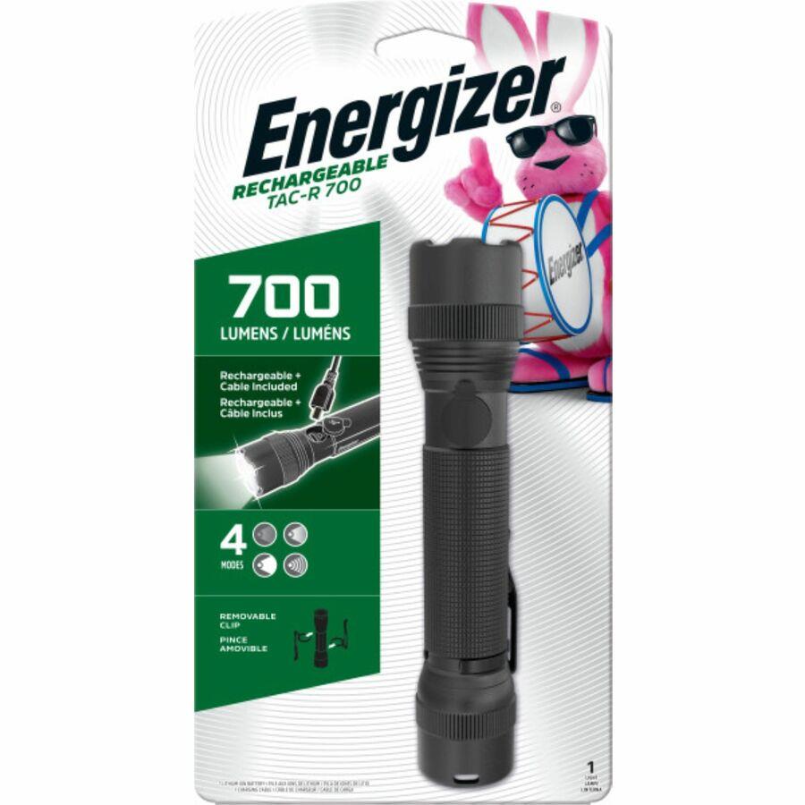 Energizer Rechargeable Tactical Metal Light LED 700