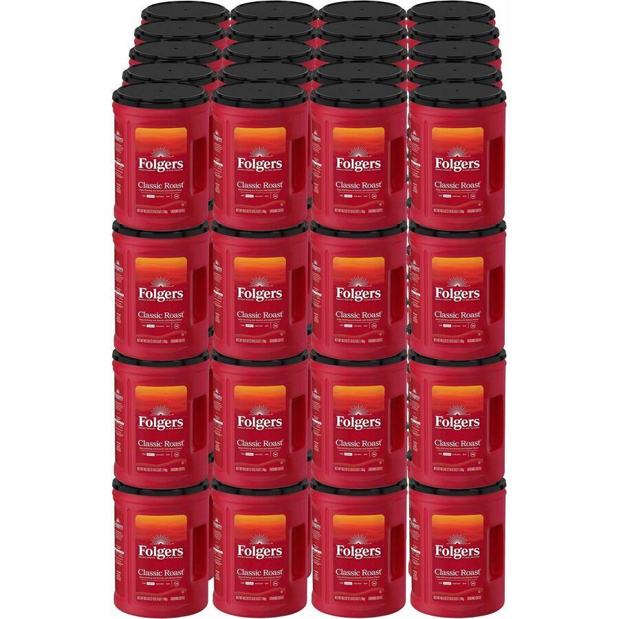 Folgers Ground Canister Classic Roast Coffee - Medium - 35 / Pallet Folgers Ground Canister Classic Roast Coffee - Medium - 35 / Pallet