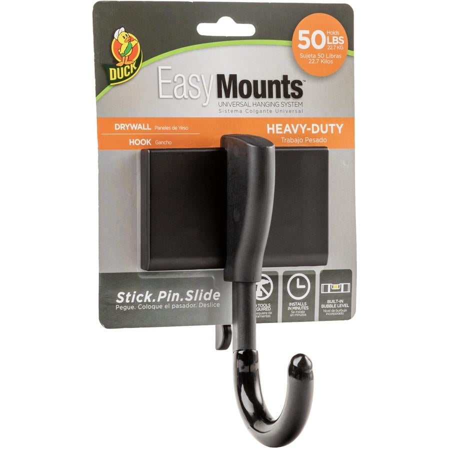 Duck® Brand EasyMounts® Heavy-Duty Drywall Hook - Black