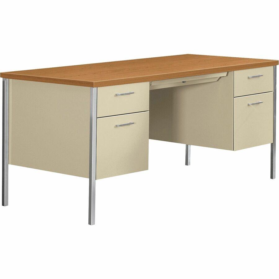 L Shaped Desk with Modesty Panel 66 x 66 x 29.5 - Simple System by Boss  Office Products