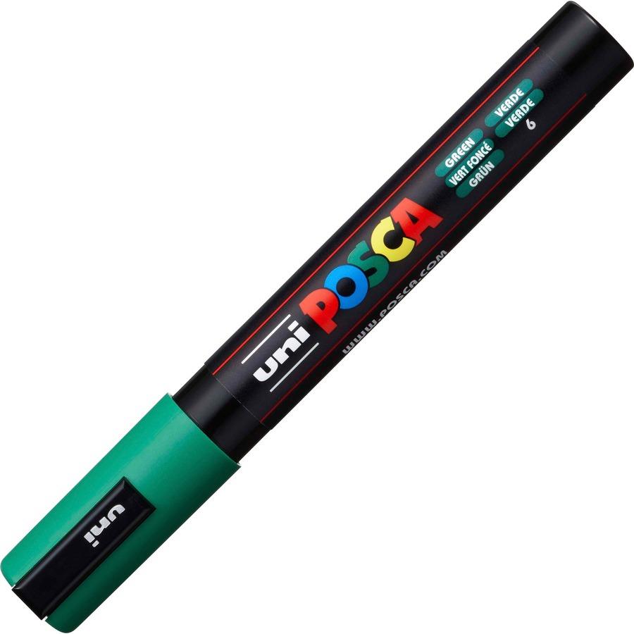 uni PAINT PX-20 Oil-Based Marker, Medium Tip, Assorted Colors, 6