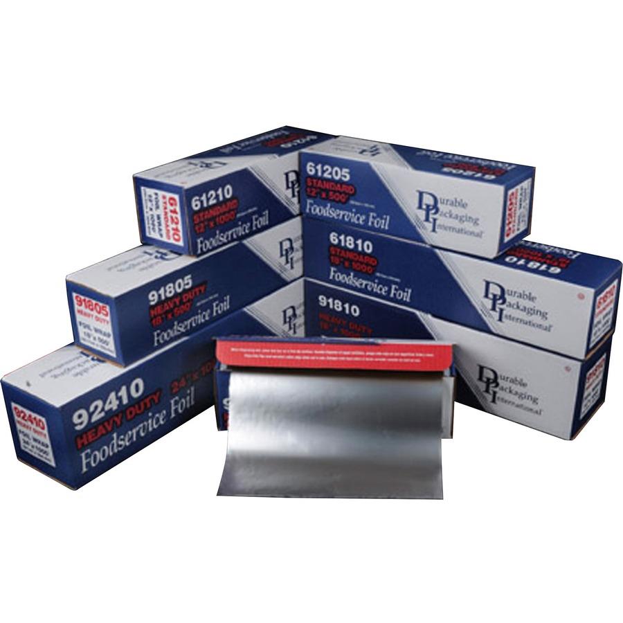 Durable Packaging 61810 Aluminum foil, 18 x 1000