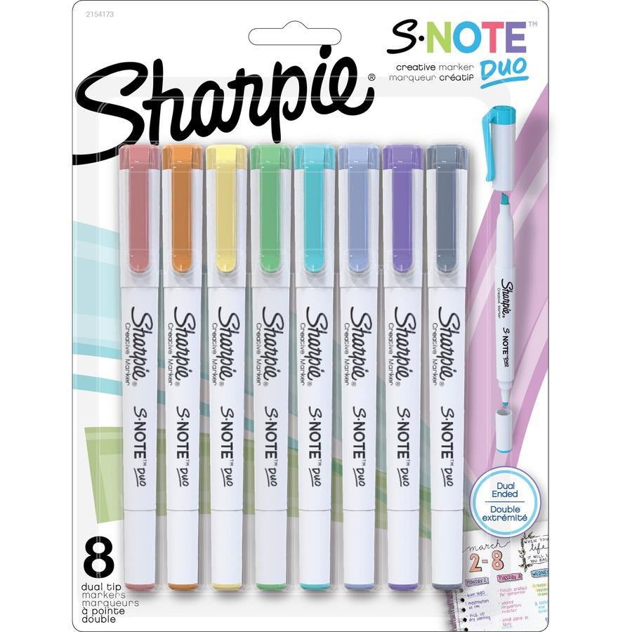 S-Note Creative Markers, Assorted Colors, Chisel Tip, 36 Count