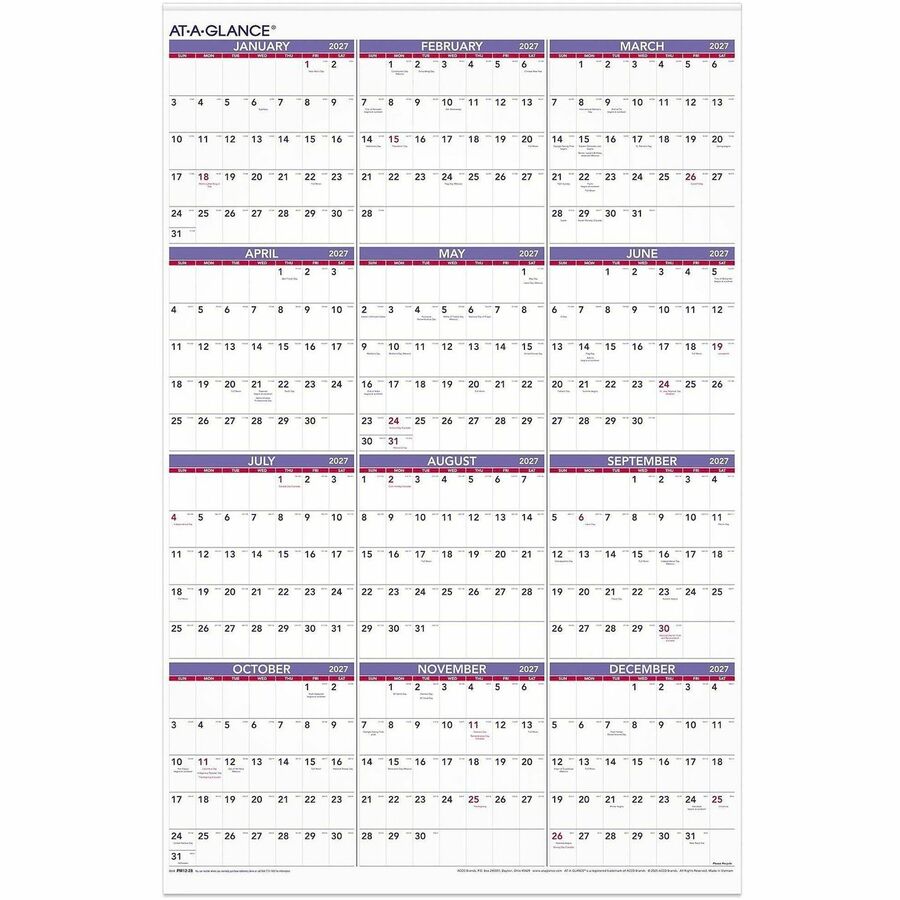 at-a-glance-wall-calendar-extra-large-size-julian-dates-aagpm1228-aag-pm1228-office-supply-hut