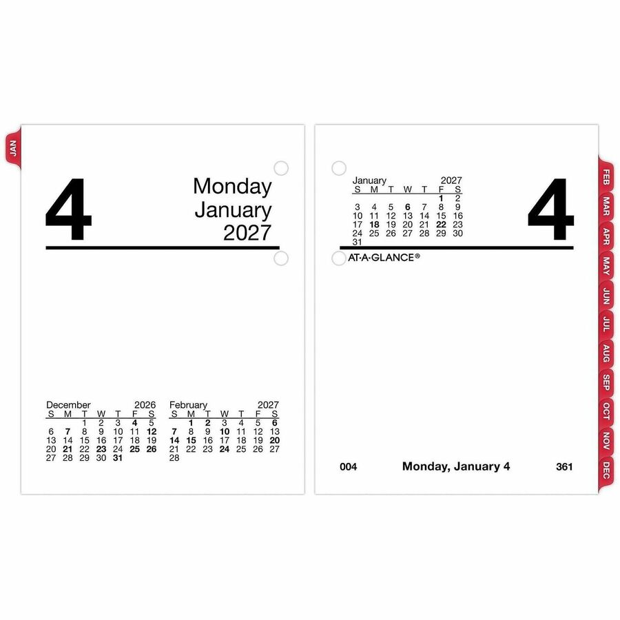 at-a-glance-loose-leaf-desk-calendar-refill-mini-size-aage91950-aag-e91950-office-supply-hut
