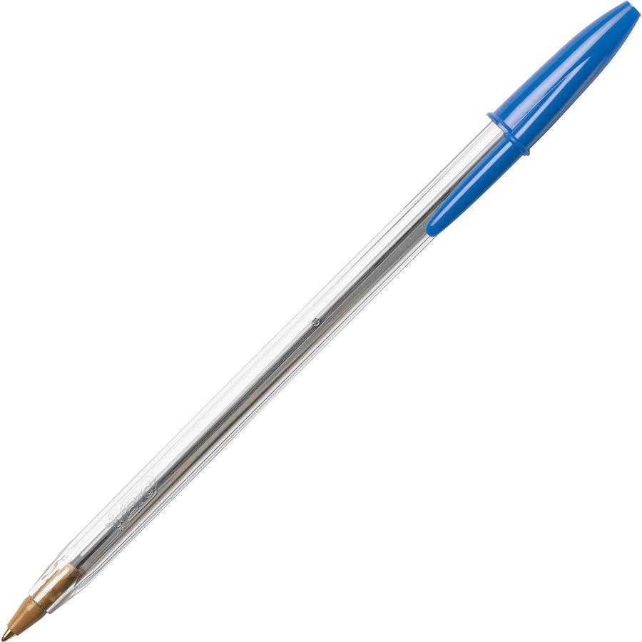 Bic Cristal Fine Ballpoint Pen 0.8mm Blue Black 50 Pcs Box High Quality  Original Brand Stationery Office School Writing Supplies