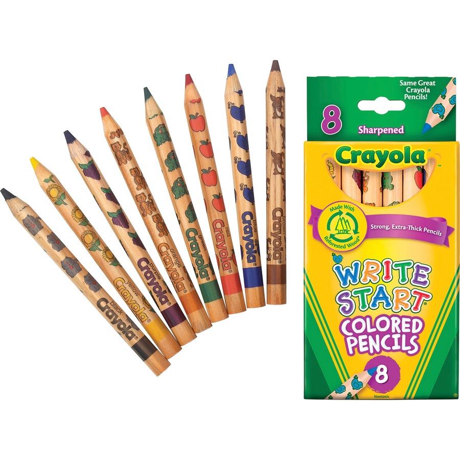 Erasable Colored Pencils, 15 Assorted Lead and Barrel Colors, 15