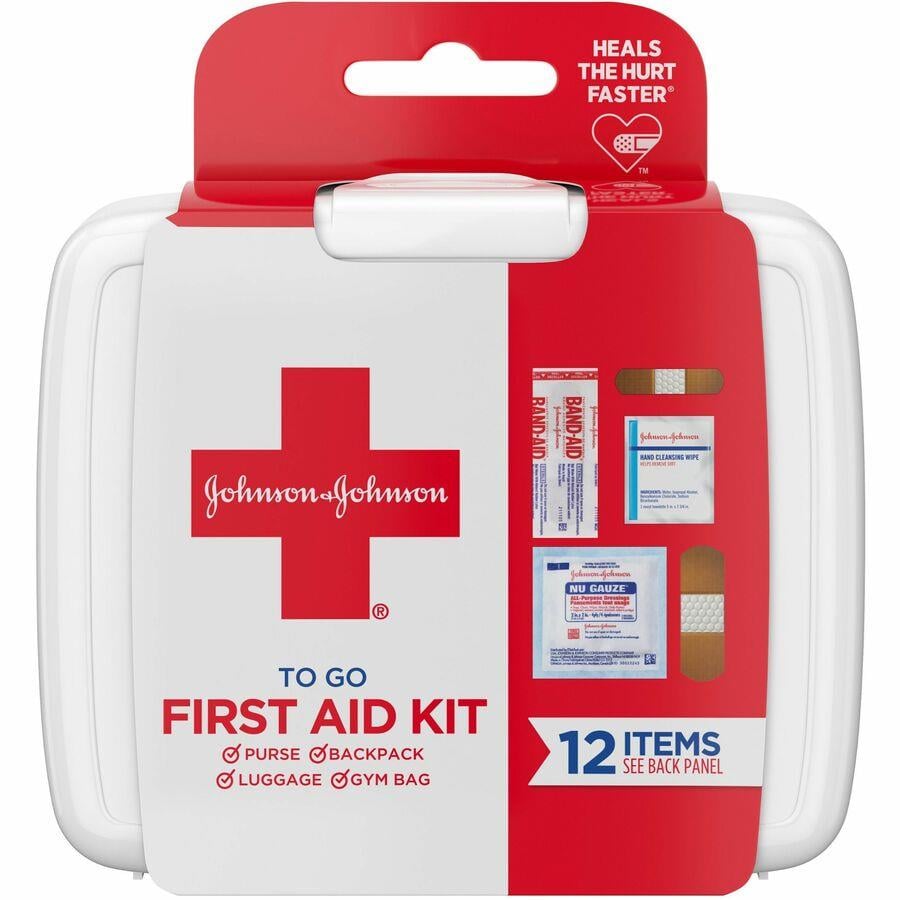  Bandage Box Container, Red with White Center : Health