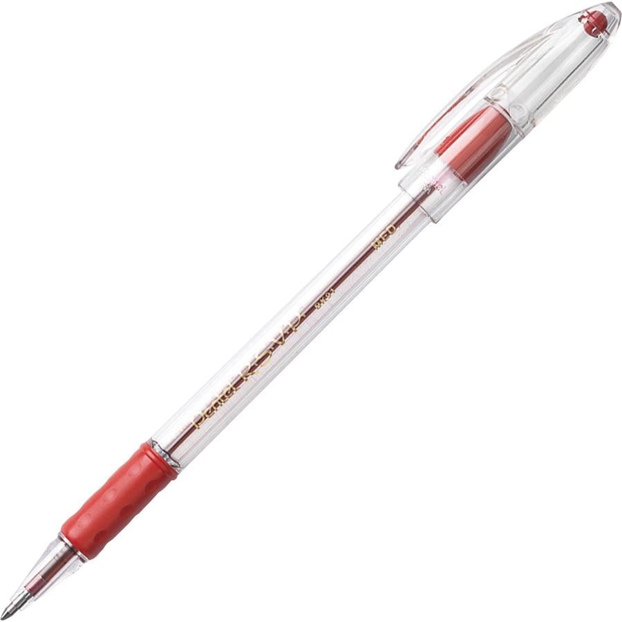 Pentel R.S.V.P. Ballpoint Stick Pens - Medium Pen Point PENBK91B, PEN BK91B  - Office Supply Hut
