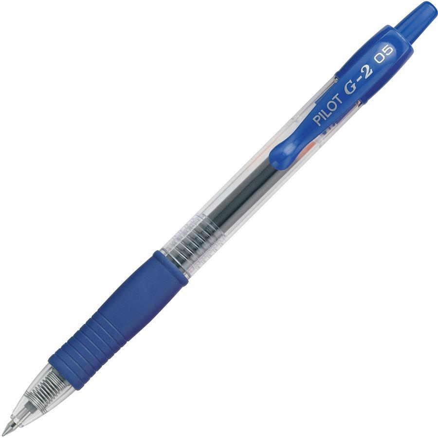 Pilot G2 Gel Ink Rolling Ball Pen - Extra Fine Pen Point - 0.5 mm