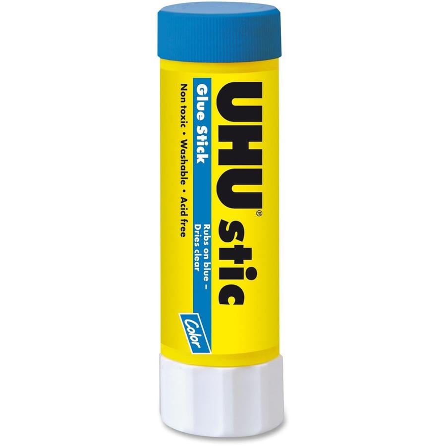 Washable School Glue Sticks, 0.77 oz, Applies White snd Dries Clear, 30/Box