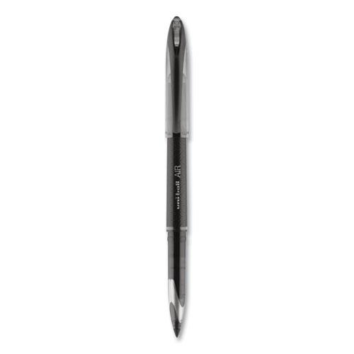 AIR Porous Rollerball Pen, Medium 0.7 mm, Black Ink/Barrel, Dozen
