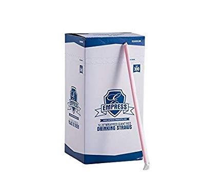 Unwrapped Paper Straws, 7.75 x 0.25 White, 4,800 Straws/Carton