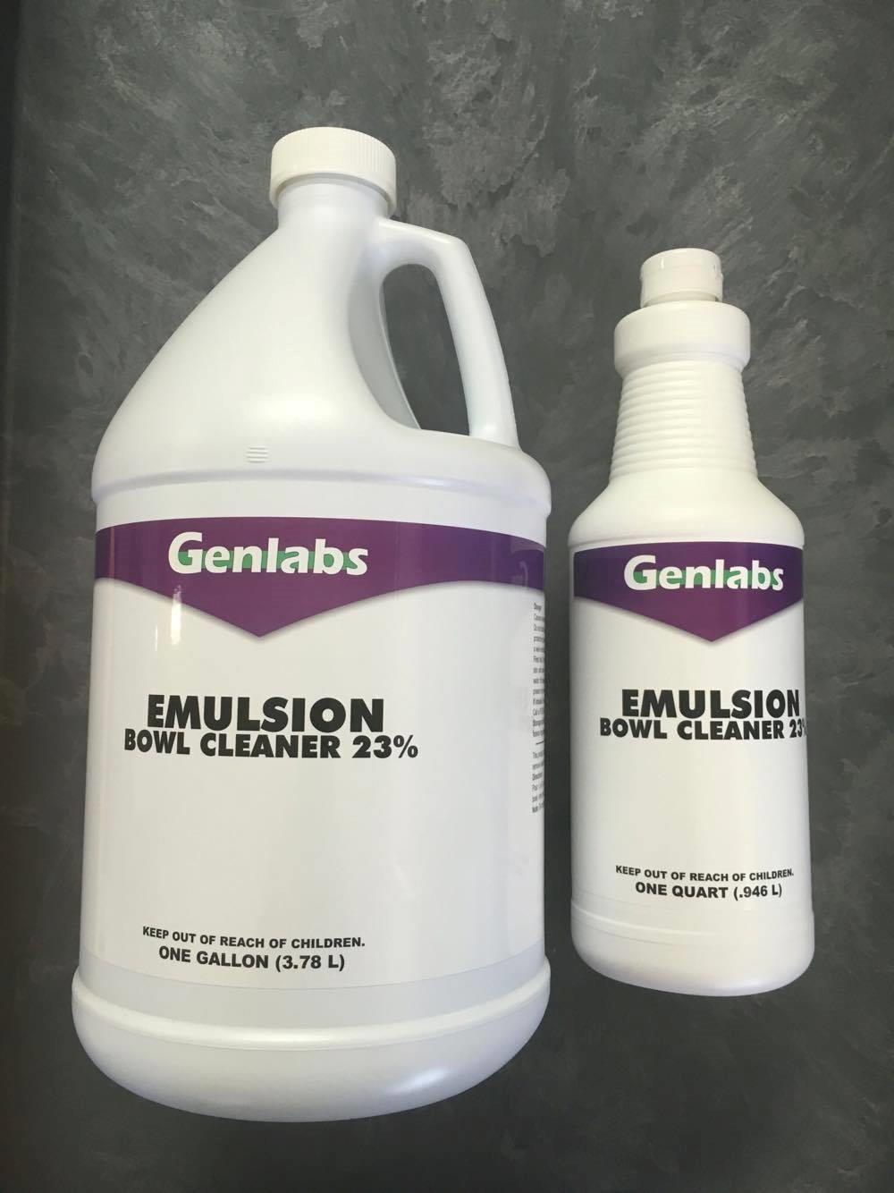 Emulsion 23 Percent Hydrochloric Acid Toilet Bowl Cleaner , 32oz. (12ea