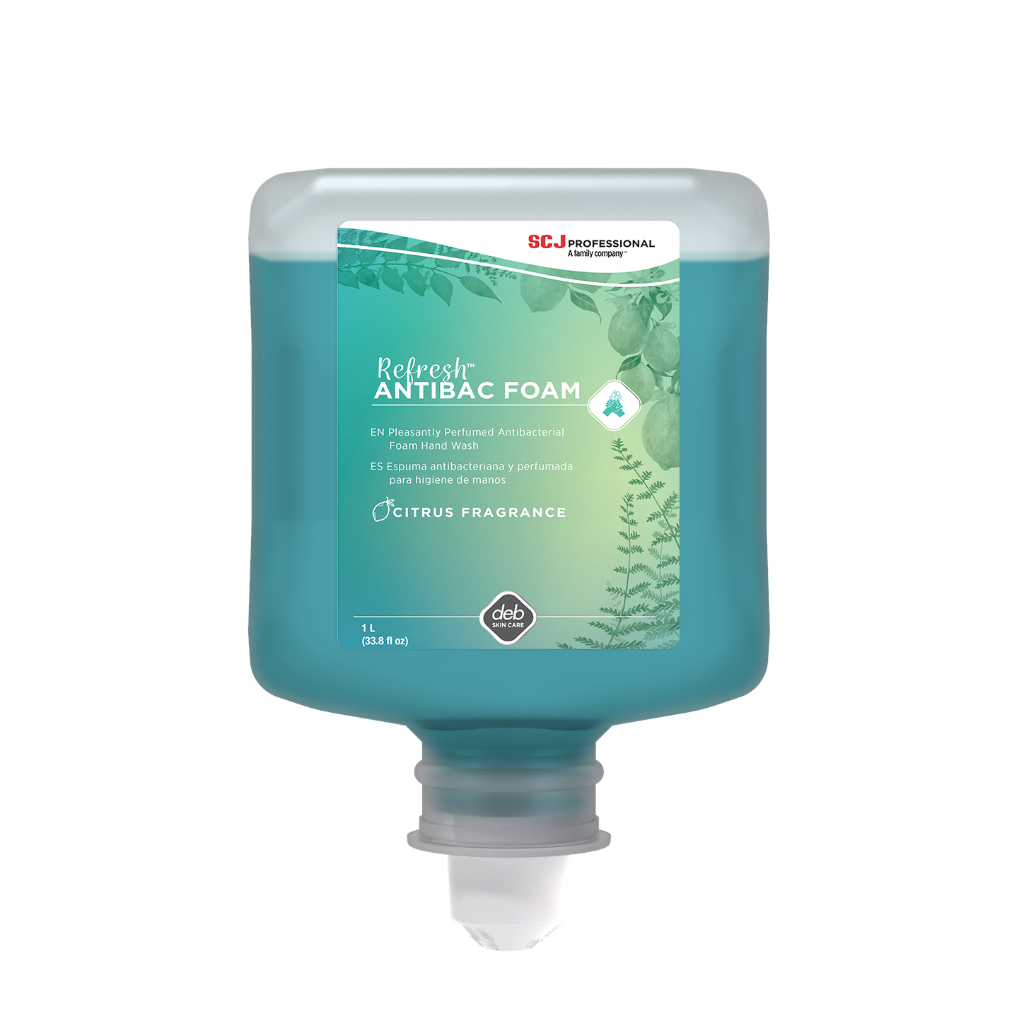 SC Johnson Refresh AntiBac FOAM Foam Hand Soap - Citrus Fragrance (6x1000ml./case) HS-ANT1LT