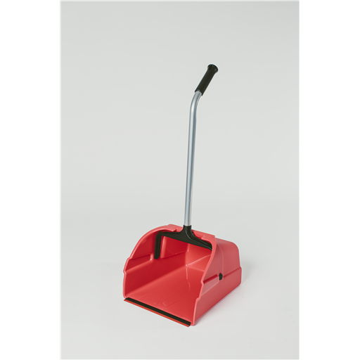 Jumbo Plastic Lobby Dust Pan - Red (ea.) - cleancraftindustriesinc