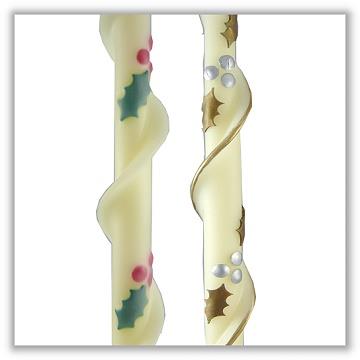 Spiral Beeswax Taper Candles – Oleander + Palm