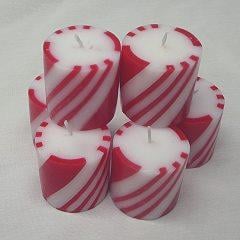 Peppermint Scented Votive Candles