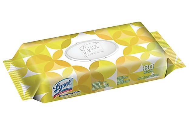  Lysol Disinfectant Wipes Multi-Surface Antibacterial Cleaning  Wipes For Disinfecting and Cleaning Lemon and Lime Blossom 80 Count (Pack  of 2) : Health & Household