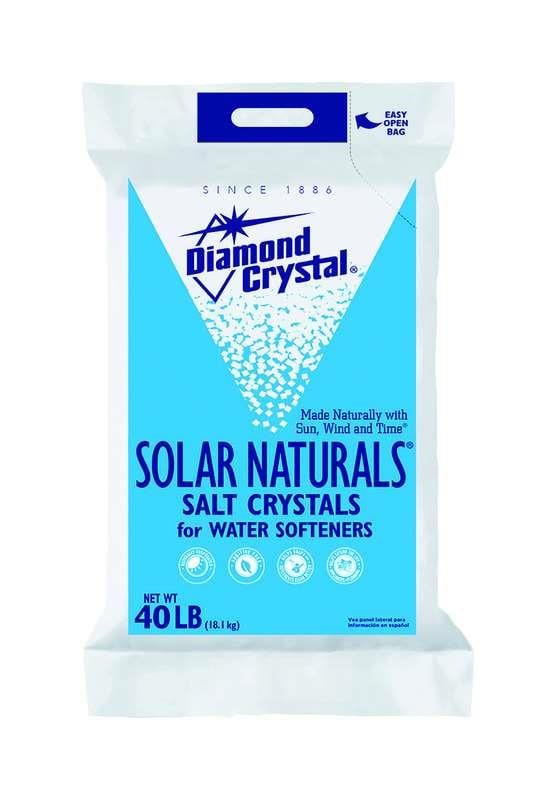Diamond Crystal Solar Naturals Water Softener Salt Crystal 40 lb. GIL002