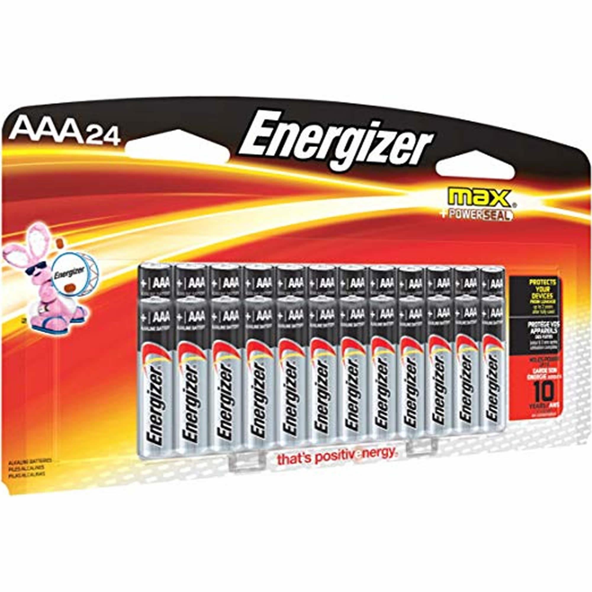 AAA Alkaline Batteries, 24 Pack