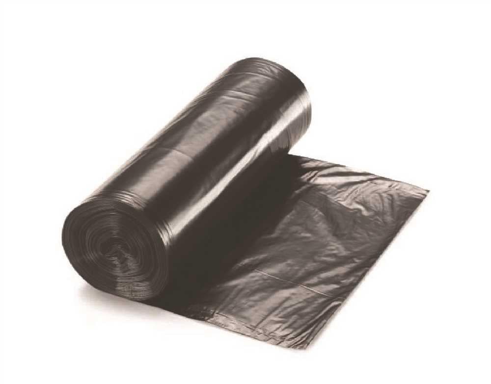 38 x 58 Black Low-Density Trash Liner, 55 Gallon, 100 Liners