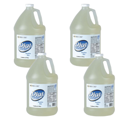 Dial 82838 Antimicrobial Liquid Soap For Sensitive Skin 1 Gallon ; Case of  4, Buy Janitorial Direct
