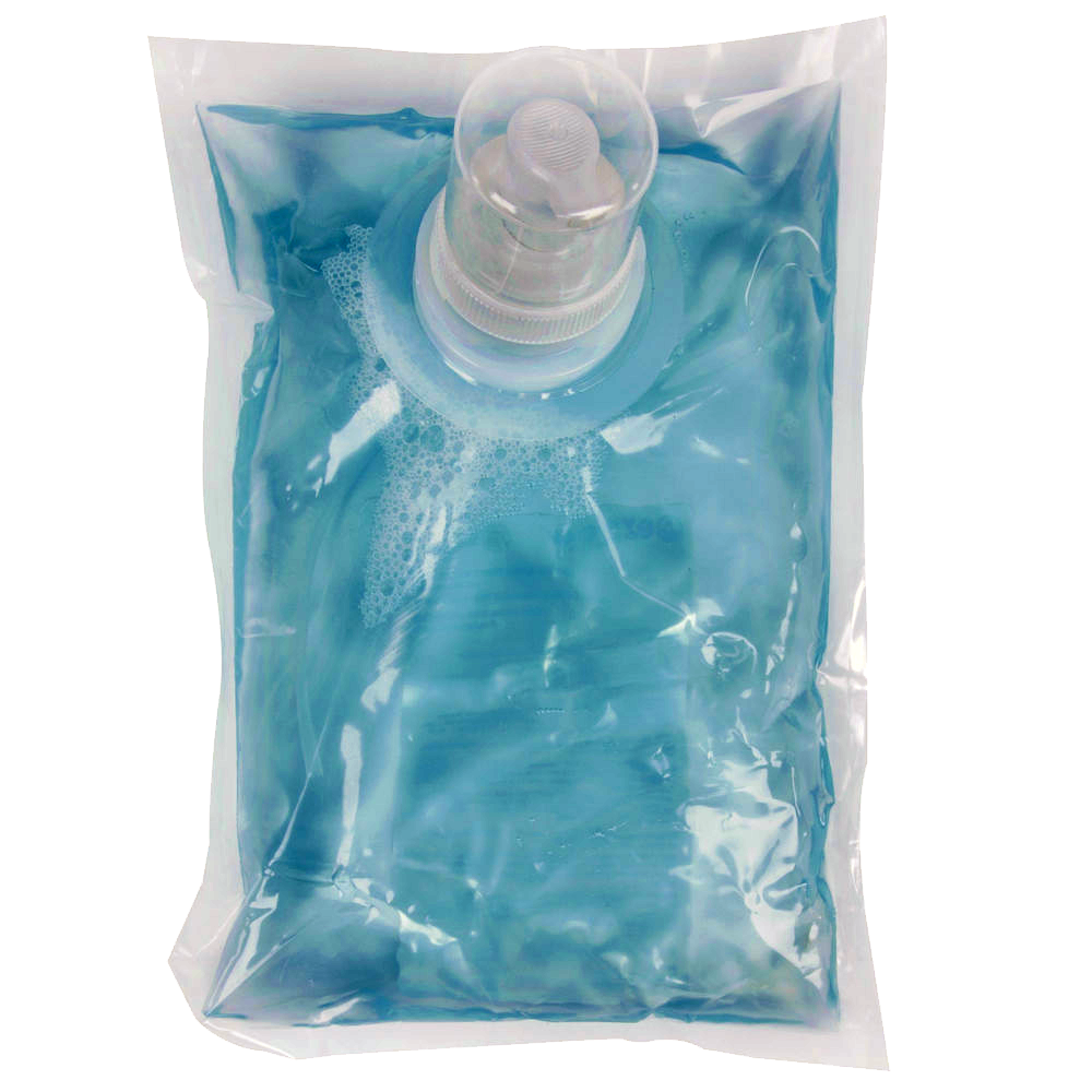 Simple Hygiene 30716 Blue Foam Hand Soap 1000ml Refill 6 Refillscase 