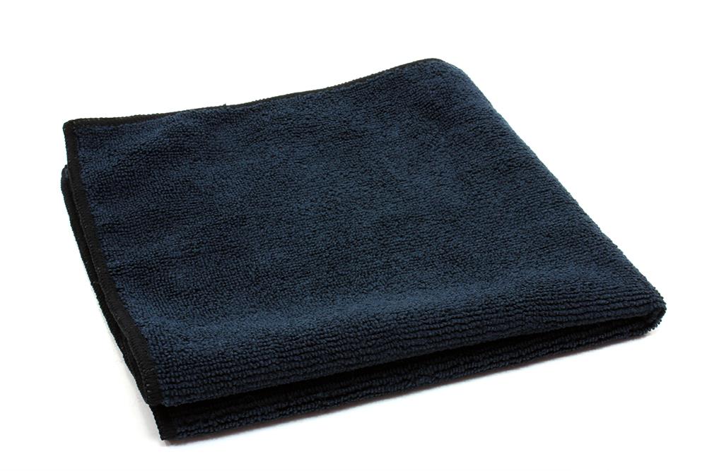 16 X 16 Microfiber Terry Towel, Black | Buy Janitorial Direct | Janitor ...