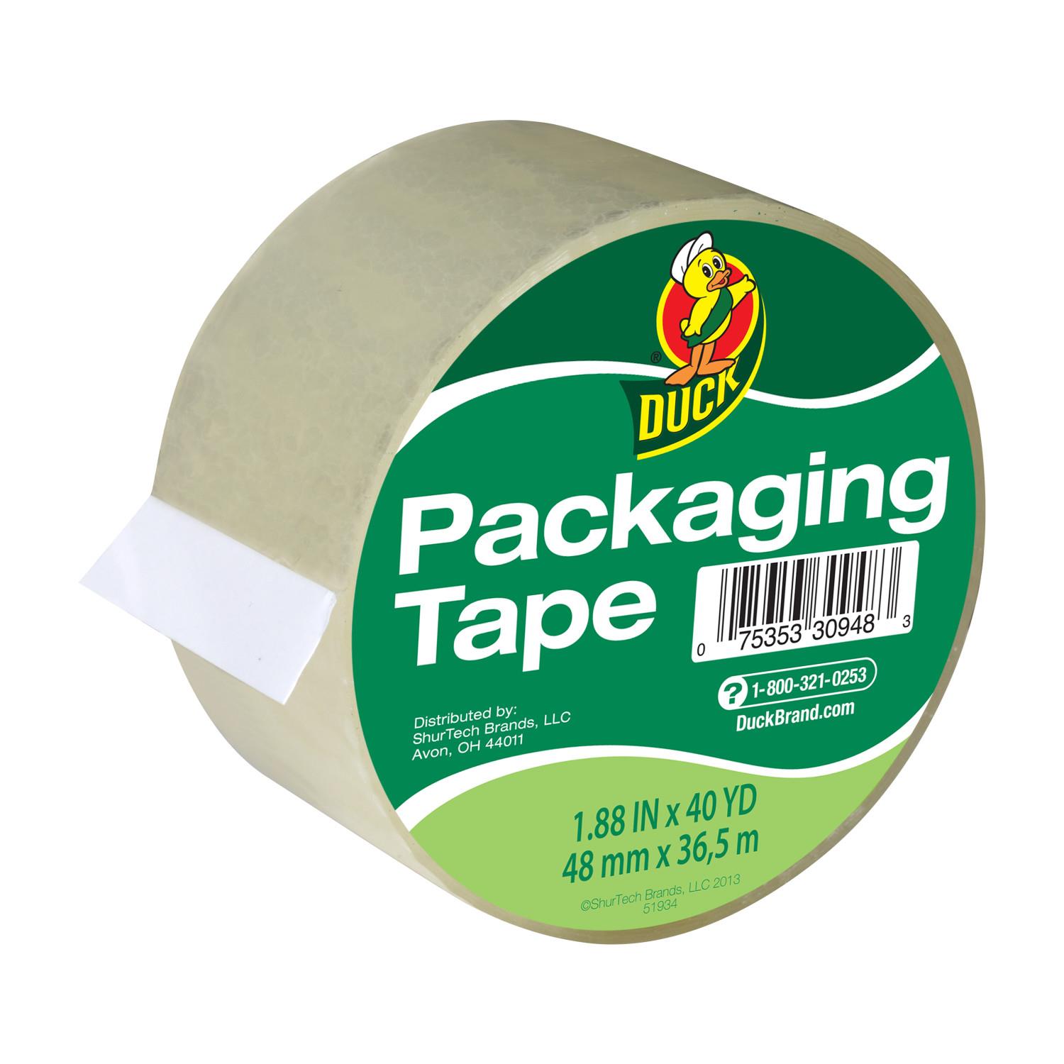 Duck® Brand Standard Packaging Tape Clear, 1.88 in. x 40 yd.