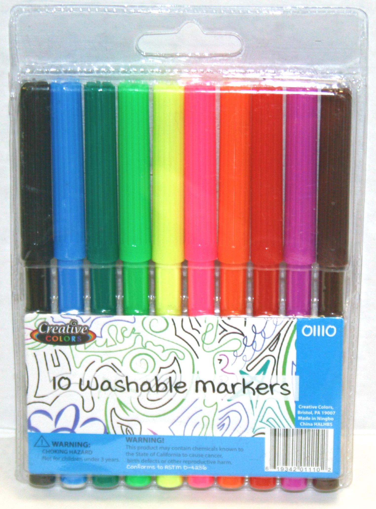 Wholesale School Supplies Washable Markers FCS1110BULK
