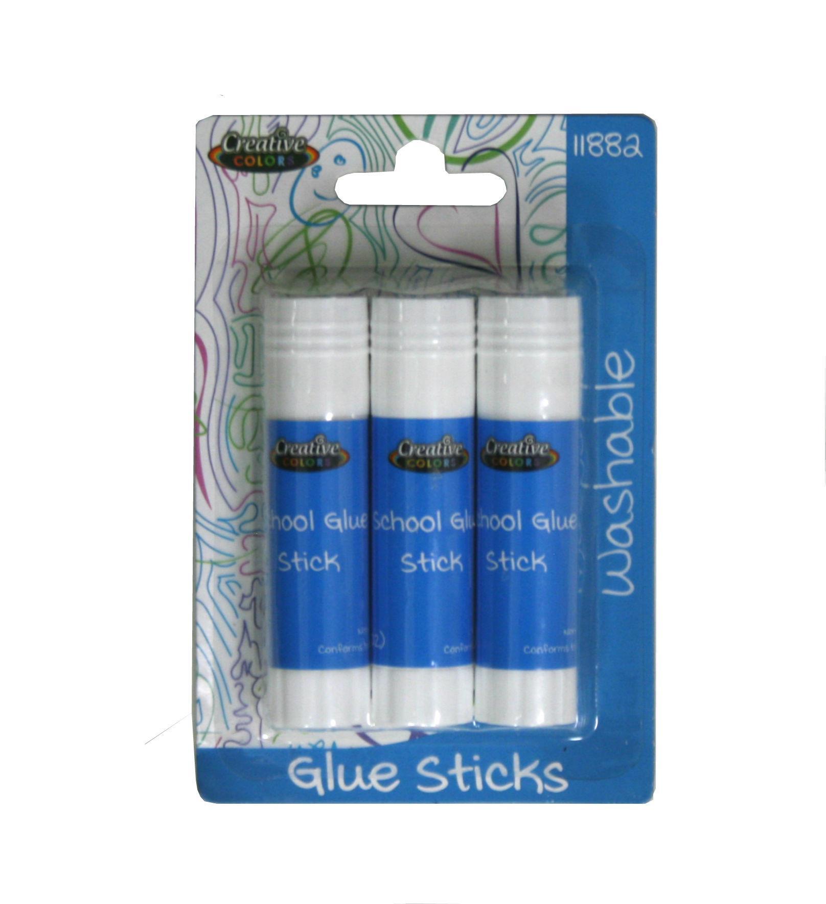 Buy 3Count Washable Glue Sticks at Discounts