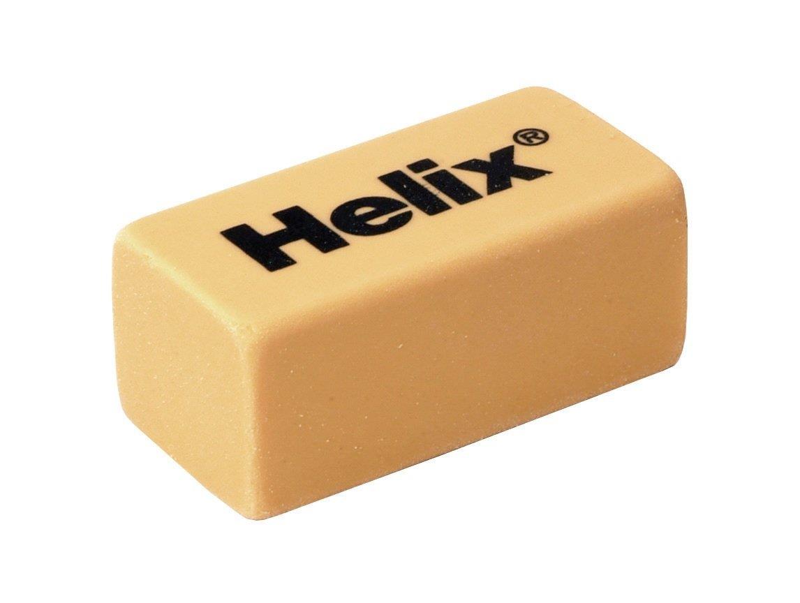 BULK Carton Helix Large 2" x 1" x 1" Gum Erasers in a Display Box (4228