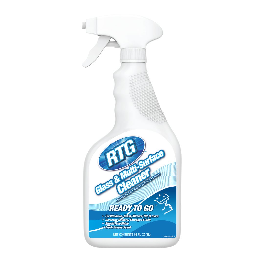 Delta Rgp Cleaner RTG Glass & Multi-Surface Cleaner - Ready-To-Use - 34 fl oz - Each ...