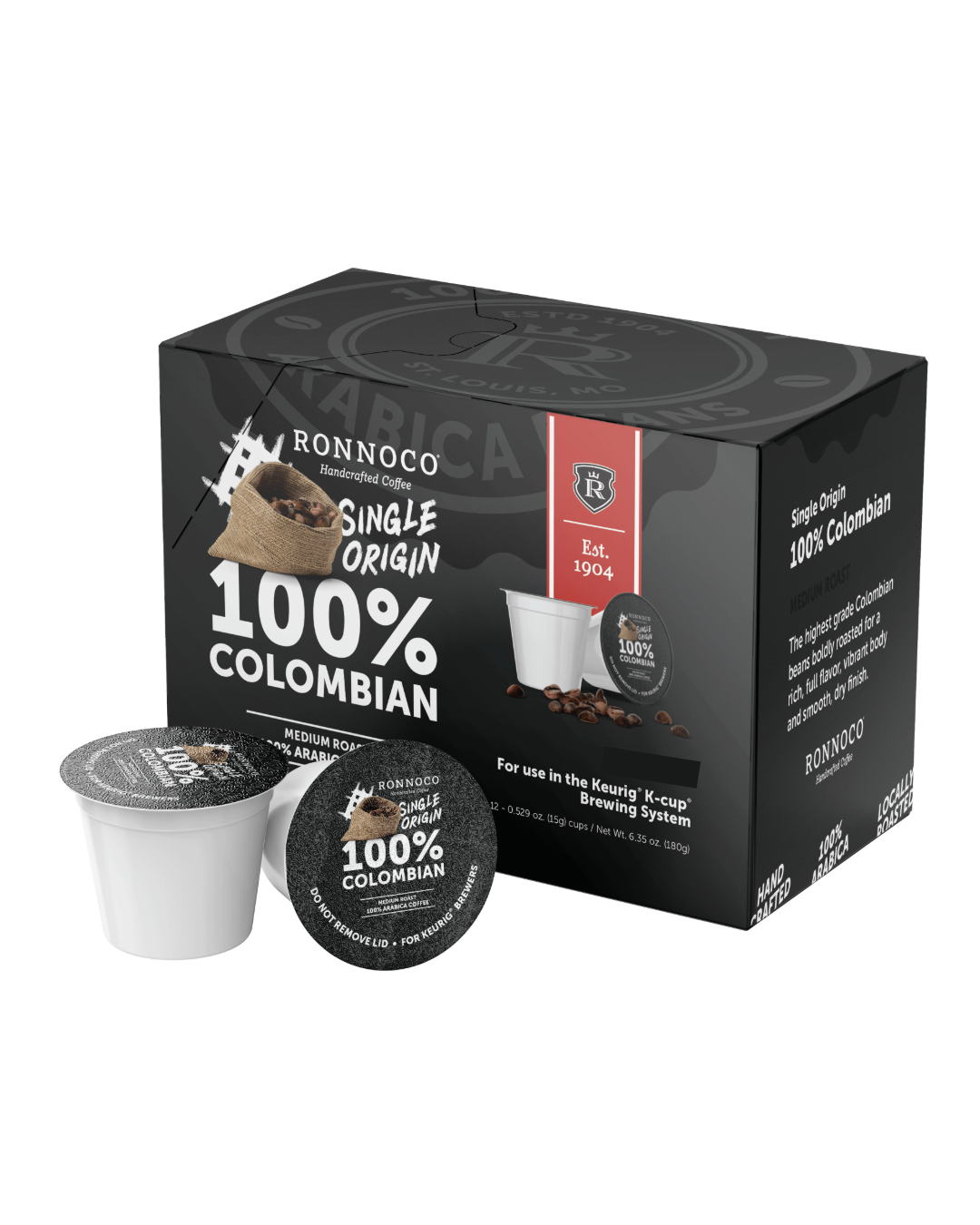 Ronnoco 100% Colombian Coffee, 72 K-Cups - Egyptian Workspace Partners