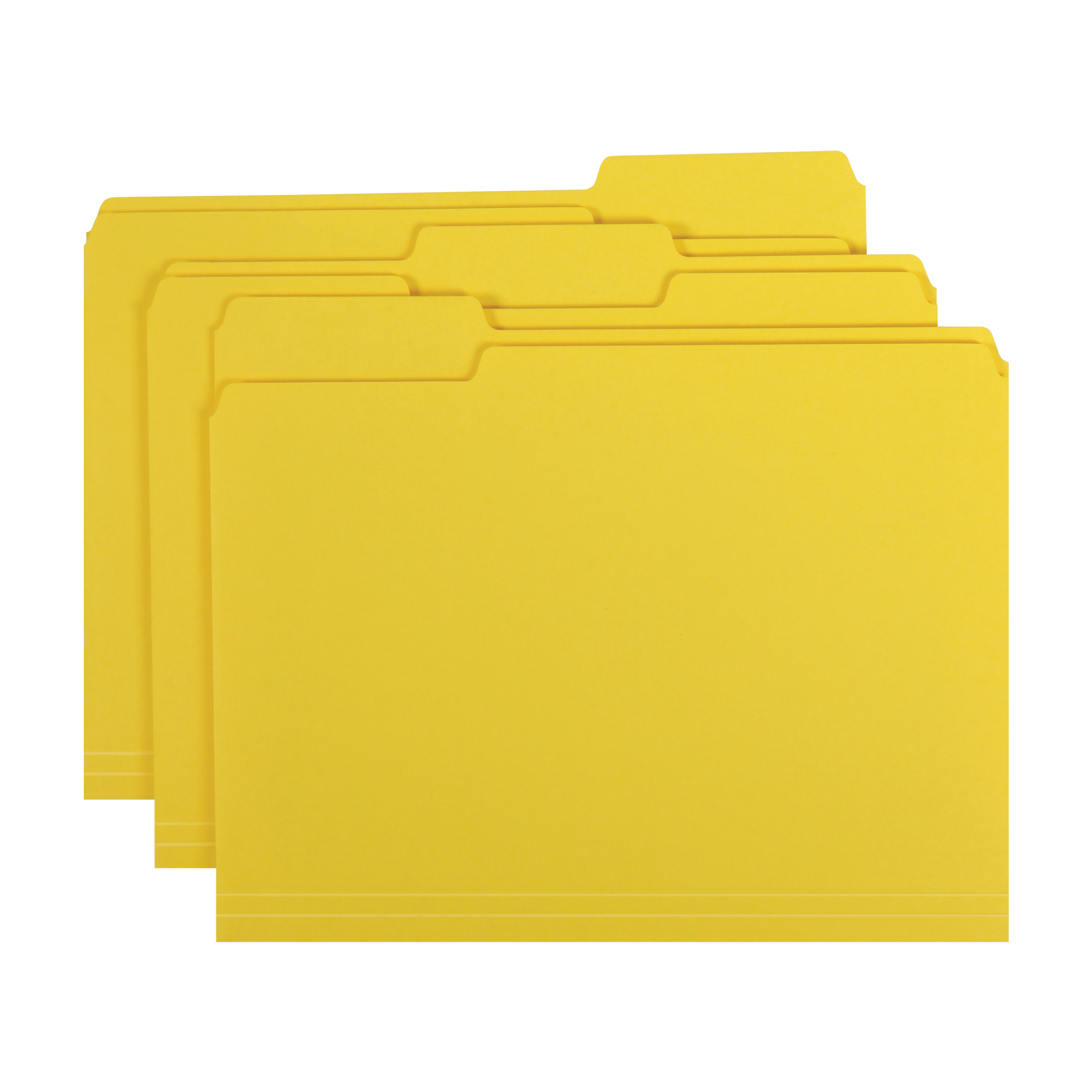 Deluxe Colored Top Tab File Folders, 1/3-Cut Tabs: Assorted, Letter ...