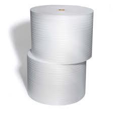 376'x24x1/16 Thick Perforated 12 White Packaging Foam Roll