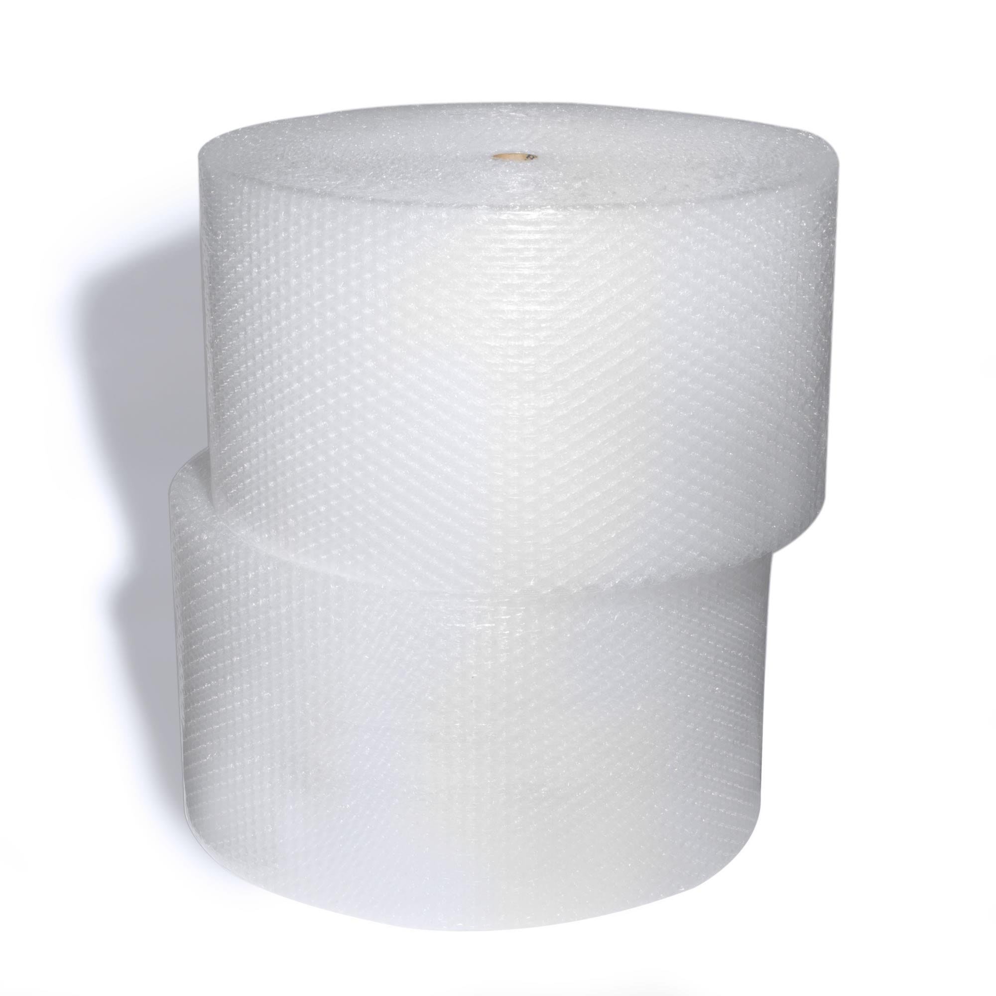 LARGE BUBBLE WRAP ROLLS - SMALL BUBBLE - CHOOSE WIDTH (300mm, 500mm, 750mm)