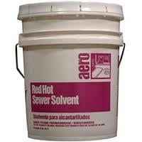 Red Hot Drain & Sewer Solvent, 50lb pl - alkaline compound opens sewers